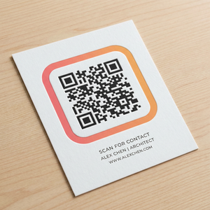 黄色仓库商务二维码